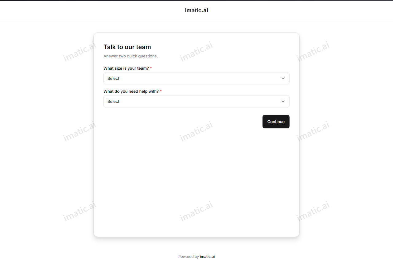A routing form being built in the dashboard