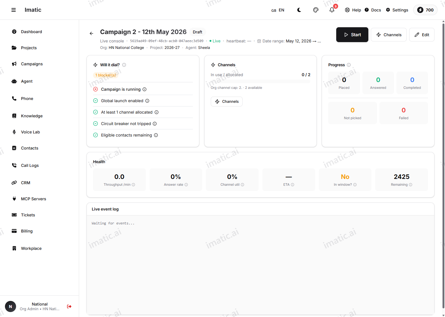 Campaign Console